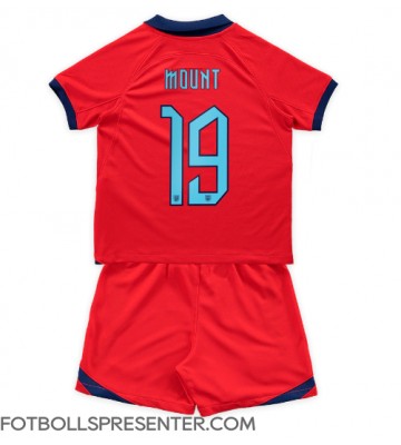 England Mason Mount #19 Bortatröja Barn VM 2022 Kortärmad (+ korta byxor)